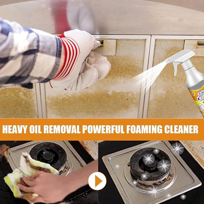 Joe Fish Kitchen Cleaner,Ju Fish Kitchen Cleaner,Multifunctional Powerful Kitchen Foam Cleaner Spray,Kitchen Foam Cleaner (2)