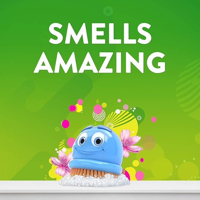 Scrubbing Bubbles Toilet Bowl Cleaning Gel, Non-Bleach Bathroom Cleaner, Gets Rid of Limescale and Hard Water + Rust Stains, Floral Fusion Scent, 24oz