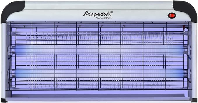 Aspectek 40W Electronic Bug Zapper – Wide Coverage Insect Killer, Mosquito and Fly Trap with Powerful UV Light for Indoor Use