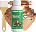 Truey Copper Pot Cleaner, Restores Shine & Removes Tarnish from Copper Wares, Multi-purpose Cleanser, Metal Polishing Compound detergent (60ml)