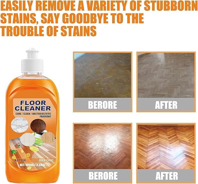 2 PCS Momeng FloorOrange, FloorCare,Momeng Floor Liquid, Powerful Decontamination Floor, Multipurpose Concentrate (200ML)
