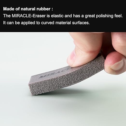 MIRACLE Eraser #120 – Rust & Scratch Remover, Metal Tool Cleaner, Polishing Block – 2.36 x 0.79 x 0.39 in (60 x 20 x 10 mm)