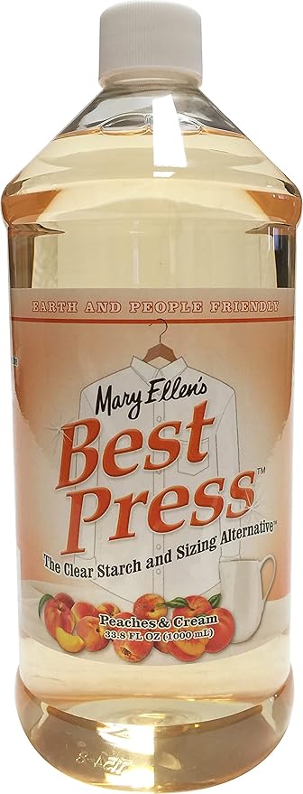 Mary Ellen Products 60131 Best Press Spray Ironing Starch, Peaches N Cream, 33.8-Ounce