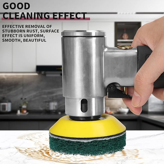3 Inch Drill Brush Power Scouring Pads - Heavy Duty Tub and Tile Cleaner - Household Cleaning Kit Includes Drill Attachment, 5 Red, 5 Stiff Green Scrubber Pads