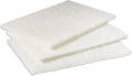 Scotch-Brite Scouring Pad Commercial, Light Duty 6 " X 9 " White