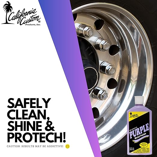 Products – The Original Purple Metal Polish, No Silicone, Body Shop Safe, Great for Aluminum, Brass, Copper, Chrome, Silver, Stainless and Gold, Made in The USA (3)