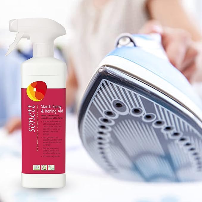 Sonett Organic Starch Spray and Ironing Aid 17 fl.oz (Pack of 6)