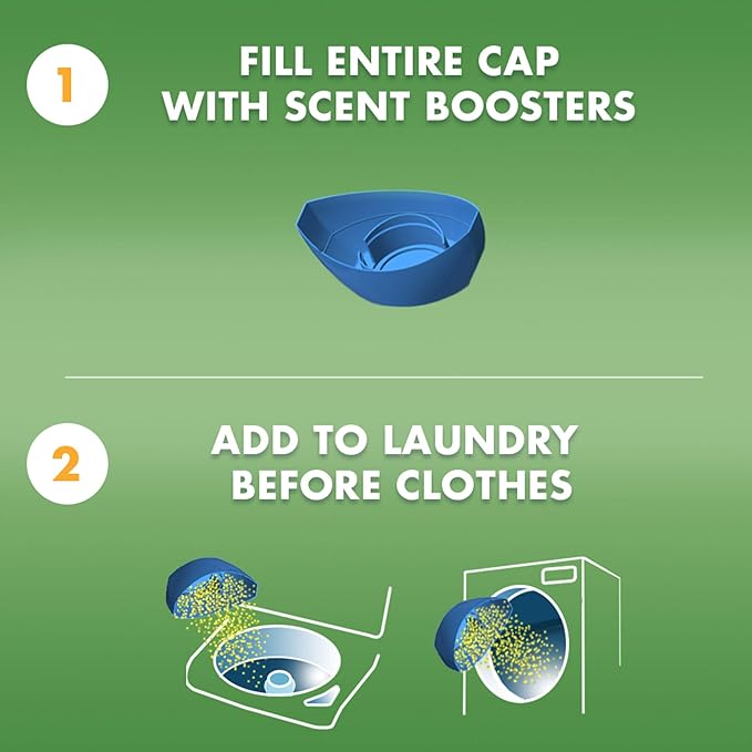 ARM & HAMMER Clean Scentsations In-Wash Scent Booster,Laundry Scent Booster Clean Meadow-scent,24 Oz,(Pack of 2)