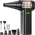 Compressed Air Duster, 300000RPM 500g Max Wind Pressure Cordless Rechargeable Electric Air Duster, Canned Air Duster for Computers, 4-Gear Turbo Dust Blower for Keyboard PC Outdoor Car