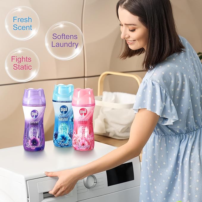 8 Pack in Wash Scent Booster Beads 73.6 oz Laundry Boosters Laundry Room Beads(Mixed Scent)