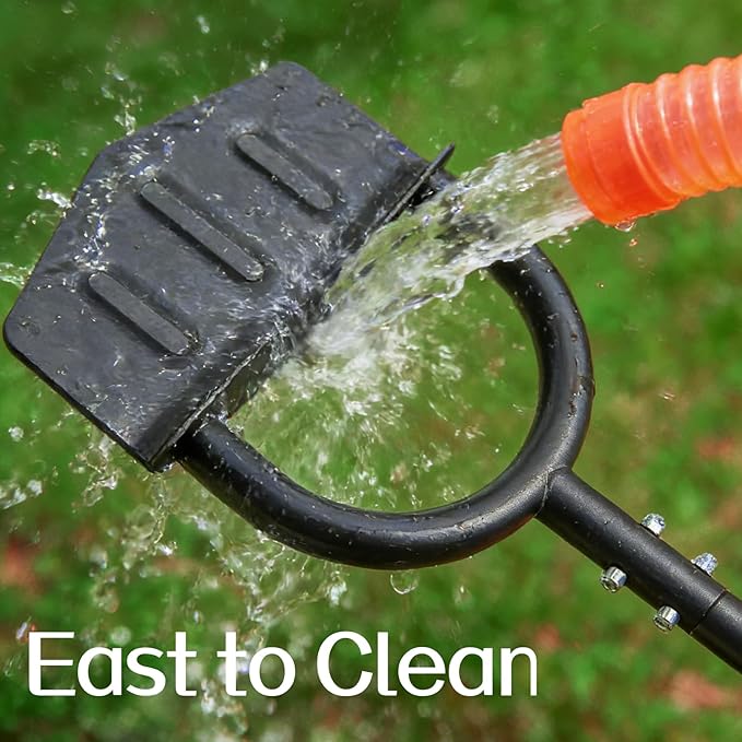 Edger Lawn Tool, 41-inch Long Handle Manual Lawn Edgers with T-Grip, Sharp V Shaped Half Moon Hand Lawn Edging Tool for Effortless Landscaping Sidewalk Yard Garden Flower Bed Border Cable Burying
