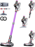 Feetis Cordless Vacuum Cleaner, 550W 45Kpa Vacuum Cleaners for Home, 60Mins Cordless Stick Vacuum with LED Display, Self-Standing & Anti-Tangle, 8-in-1 Wireless Vacuum for Carpet Pet Hair Hardfloor