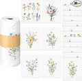 36 Pack Wildflower Reusable Cleaning Cloths Washable Cotton Kitchen Towels for Home(Multicolor)