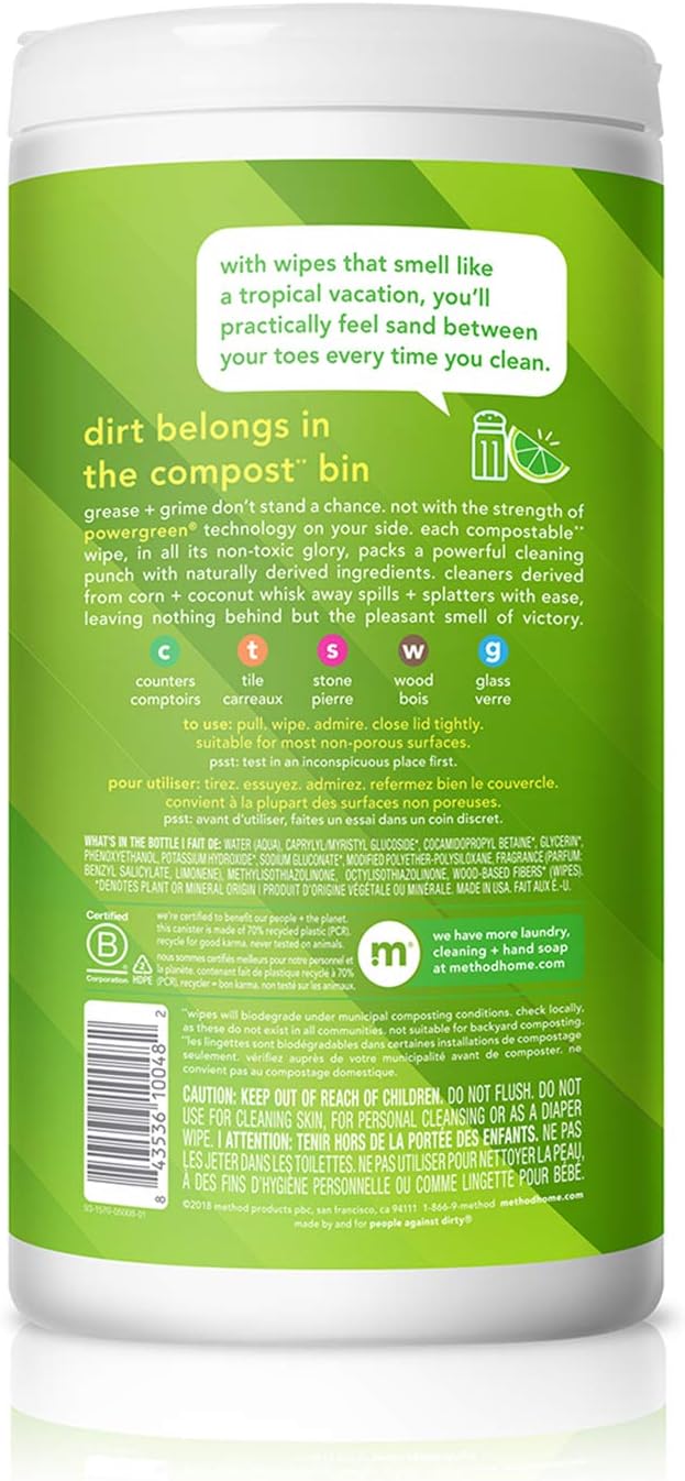 Method All-Purpose Cleaning Wipes (Pack of 2)