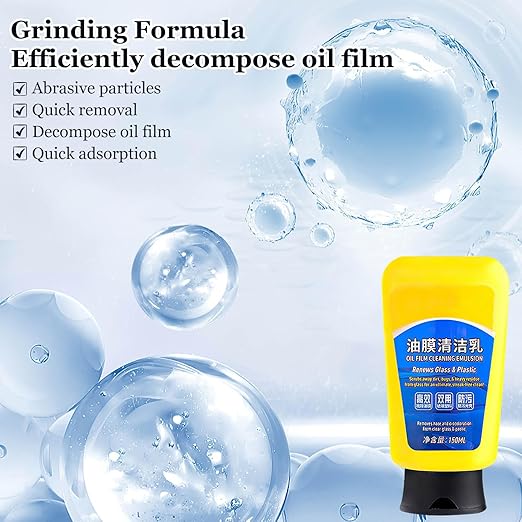 Oil Film Cleaning Emulsion,Oil Film Emulsion Glass Cleaner, Car Glass Oil Film Cleaner, Quick Effect Coating Agen,Glass Oil Film Remover, Auto Glass Oil Film Cleaning Milk