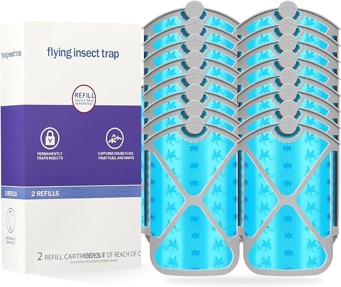 Insect Trap Refill Kit & 16 Cartridges, Compatible with ZEVOM364(16Pcs)