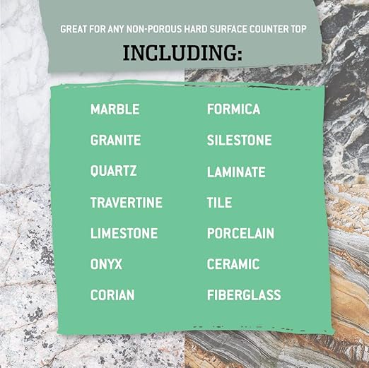 Tub O Towels Granite, Tile, and Marble Cleaning Wipes - Clean, Polish, and Seal, 40-7” x 8” Wipes Per Tub, 2-Pack, white (TW40-GR-2)