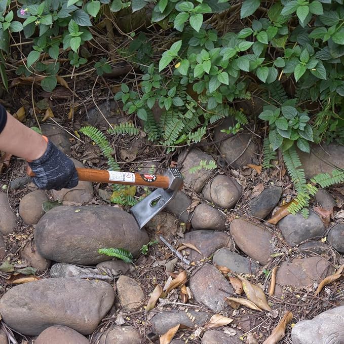 KEYI Steel Multipurpose Hoe - It is an Ideal Choice for Weeding and tilling, and is Highly Suitable for American Farms, courtyards, and Vegetable Gardens