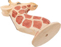 Giraffe Shaped Eyeglasses Holder Wooden Glasses Stand Decorative Eyewear Organizer Tabletop Rack for Home Office Display
