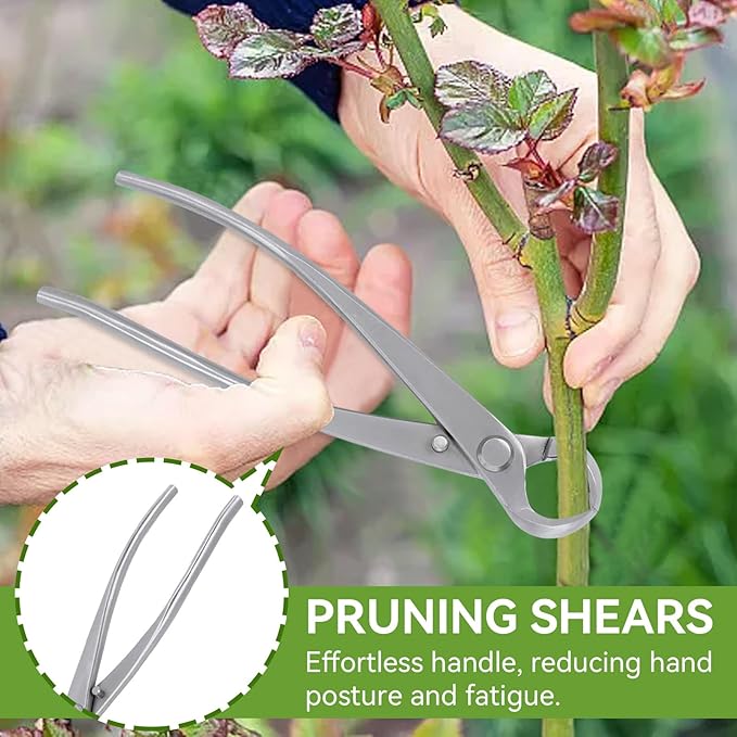 Bonsai Tools Concave Cutter Knob Cutter 180 mm BonsaiCutters Branch Cutter Bonsai Scissor Tree Clippers Pruning BonsaiTrimmer Gardening Tools