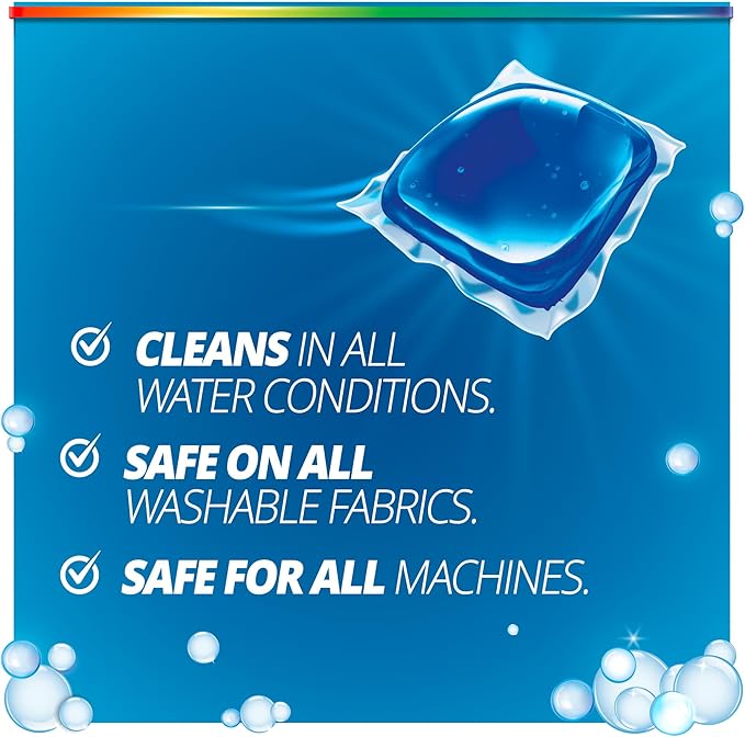 Purex Advanced Oxi with Odor Fighter Laundry Detergent Pacs, Oxi Power, 56 count, Pre Measured Pacs