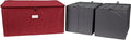 Covermates Keepsakes - Adjustable Zip-Top Storage Box - Configurable FlexGrid Compartments - Heavy Duty Polyester- Reinforced Handles - Stackable Design - Indoor Storage, Red Heather