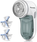 Fabric Shaver, Electric Lint Remover for Clothes, Lint Shaver for Clothing, Sweater Shaver with 2 Replaceable Stainless Steel Blades, Effectively Remove Couch Pills, Lint, Fuzz -Battery Operated