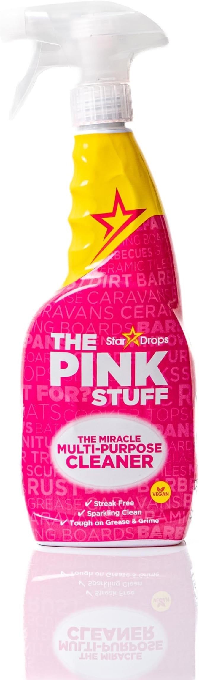 The Pink Stuff Miracle Multi-Purpose Cleaner â€“ Removes Grease, Grime, and Stains on Kitchens, Bathrooms, Floors, and More - 750ml (Pack of 2)