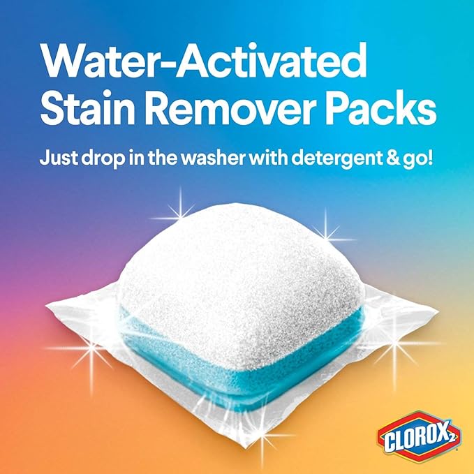 Clorox 2 Laundry Stain Remover and Color Booster Pack, 40 Count