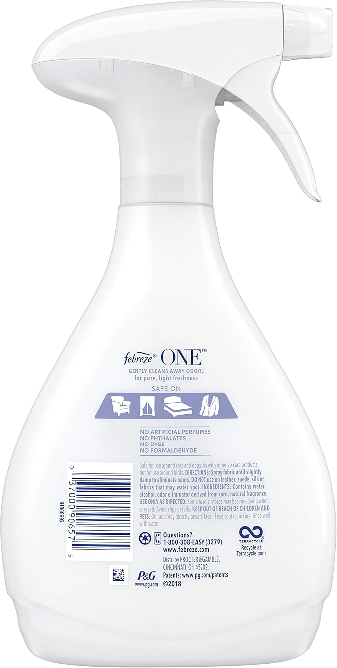 Febreze One Fabric Refresher, Peppermint & Rosemary, 16.9 Fluid Ounce