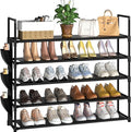 OYREL 5 Tier Shoe Organizer Rack for Closet, Entryway, Garage, Door, Space Saving, Shoe Holder Stand/Tower, Large, 20-25 Capacity