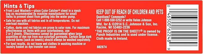 Shout Color Catcher Sheets for Laundry, Allow Mixed Washes, Prevent Color Runs and Maintain Original Clothing, 24 Count (Pack of 2)