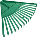 Yardwe Plastic Rake Head Garden Leaf Rake Head Replacement Lawn Shrub for Yard Sweep Picking Up Leaves (Without Handle)