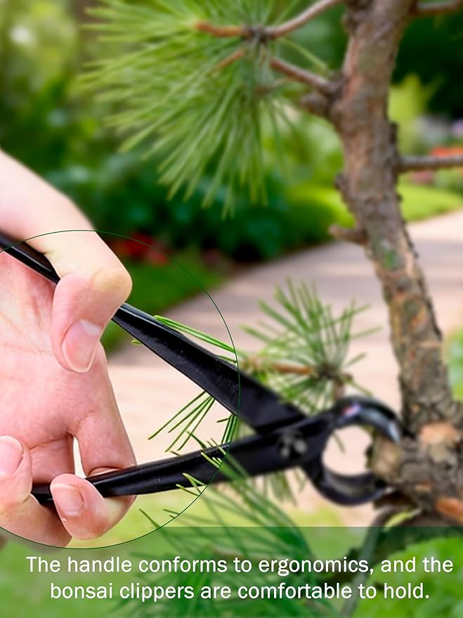 Bonsai Concave Cutter, Bonsai Tools Concave Cutter, 8.4 Inch Manganese Steel Alloy Sharp Blade Round Edge Knob Cutter, Gardening Concave Pruner(210mm / 8.27inch)(210mm)