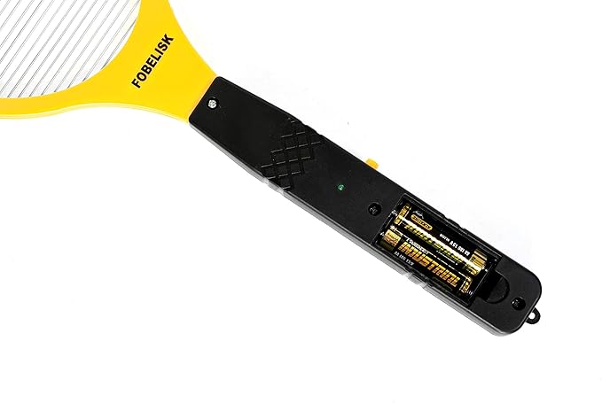 Bug Zapper - Electric Fly Swatter - Mosquito Zapper Killer - Fly Zapper - Electric Fly Swatter Racket for Camping, Travel, Outdoor and Indoor Pest Control (2AA Batteries Included)