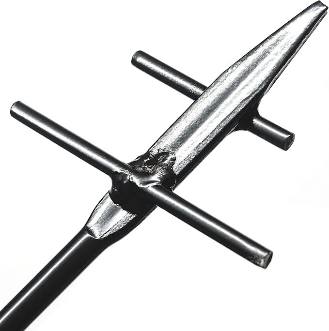 WEED 'N TILL Model LT Drill-Powered Weeding and Tilling Tool for Gardens and Flower Beds