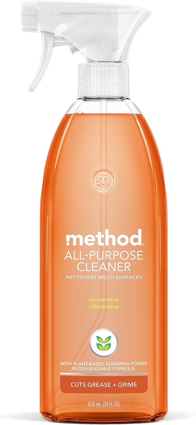 Method All-Purpose Cleaner, Clementine, 28 Ounce, 1 pack, Packaging May Vary