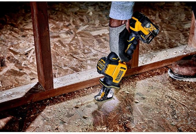 DEWALT ATOMIC 20V MAX* Reciprocating Saw, One-Handed, Cordless, Tool Only (DCS369B)