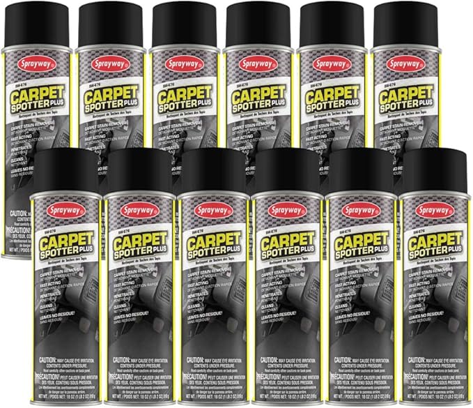 Sprayway Carpet Spotter Cleaner, Net 18 Oz., 1 Pack (SW676)