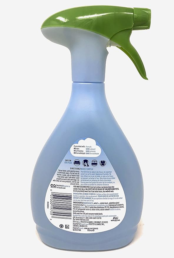 Febreze Fabric Refresher Value Pack, Pet Odor Eliminator and Extra Strength Fabric Deodorizer, 27 Fl Oz, Pack of 2