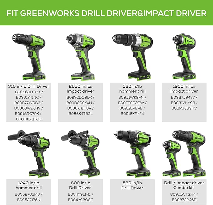 Greenworks 30 Piece Impact Rated Driving Set