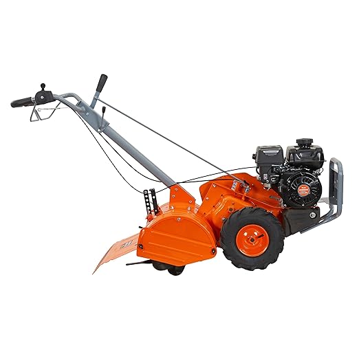 YARDMAX 18 in. 212 cc Gas OHV Engine Rear Tine Tiller with Dual Rotating Tilling