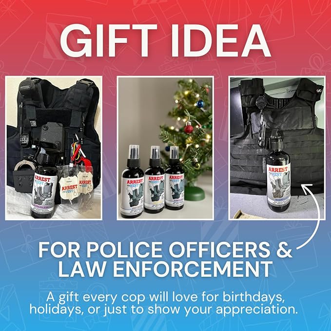 Arrest My Vest Military Grade Odor Eliminating Spray for Body Armor, Tactical Gear, and K9 Equipment. Safe on All Ballistic Vests, Fabrics, & Police Gear 1 Midnight & 1 Unscented 16 oz Bottles