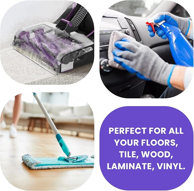 Multi Purpose Cleaner Pet Odor eliminator 64oz - Concentrate MAKES 32 GALLON - MADE IN USA- pH Neutral - Strong Floor Cleaner Odor eliminator - Stain Remover Cleaner & Deodorant (64 Fl Oz, Lavender)