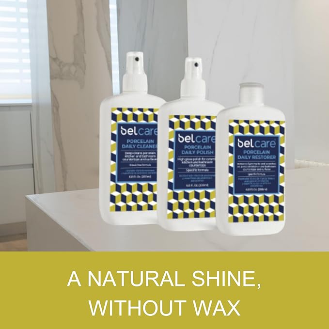 Porcelain Surface Care Kit | Cleaner, Repairer & Polisher for Kitchen Sinks, Countertops, Bathroom Vanities and Other Porcelain Surfaces