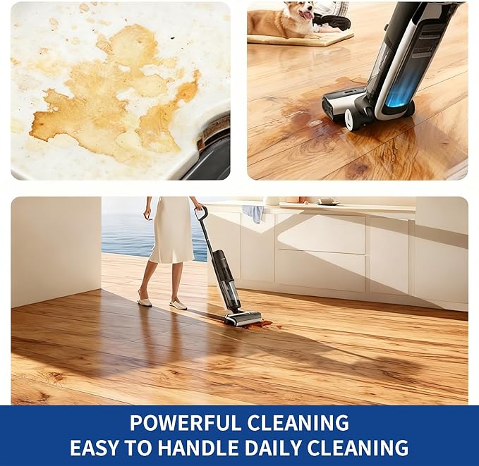 Deep Cleaning & Deodorizing Solution, 25.36FL OZ/750ML, Designed for TINECO, SHARK, MOVA, BISSELL, Compatible with all models of wet dry vacuum cleaners,long-lasting Lemon Fragrance