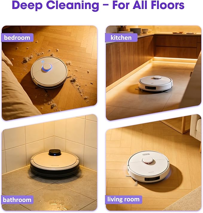 82 FL OZ/2.42 L Lavender Scented Floor Cleaning Solution Compatible with Eufy Omni C20, X8 Pro, X10 Omni, G series, L Series Robot Vacuums, Deep Cleans for Multiple Hard Floors
