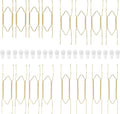 16-Pack Invisible Wall Plate Hangers, 6/8/10/12 Inch Brass Plate Holders with 20-Pack Wall Hooks