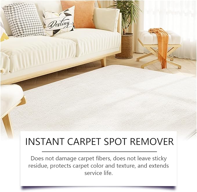 Compatible With Jakehoe Carpet,Cleaner Spray, Carpet Stain Remover With Cleaning Cloth, Effective Cleaning For Home Carpets, Upholstery Spot Cleaner(3PCS)