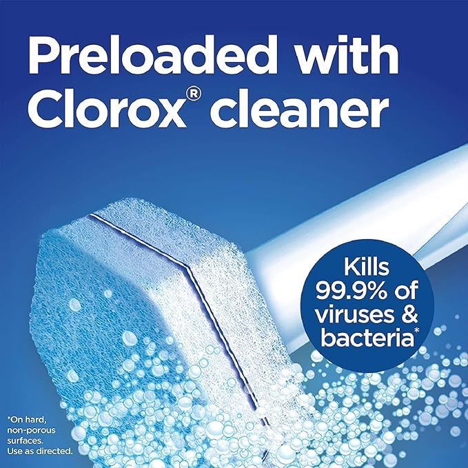 Clorox ToiletWand Toilet Cleaner Refills, Toilet brush, Rainforest Rush, 30 Ct